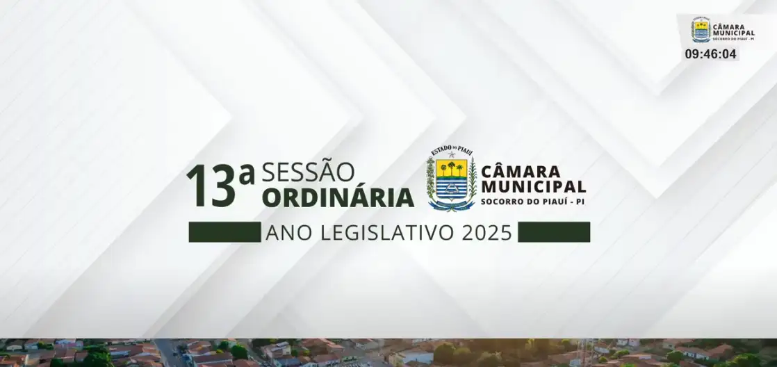 13ª Sessão Ordinária